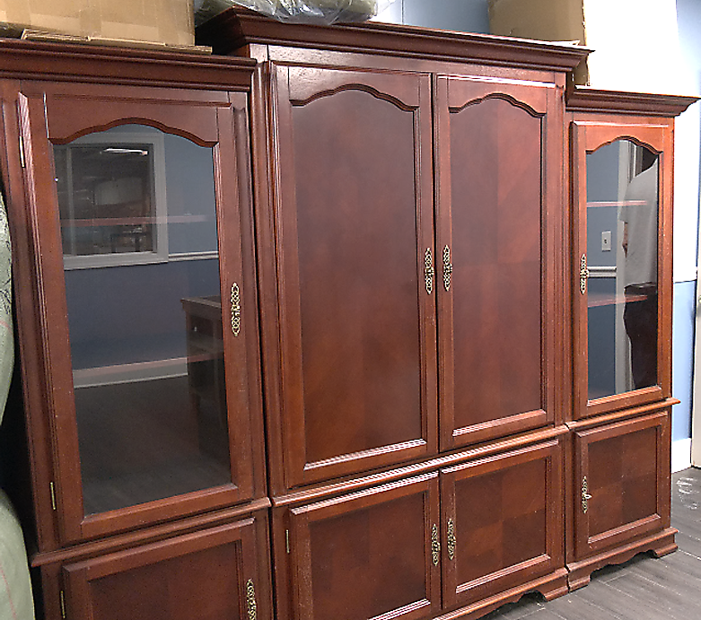 LOT 13 - 3-section Entertainment Unit Cabinets