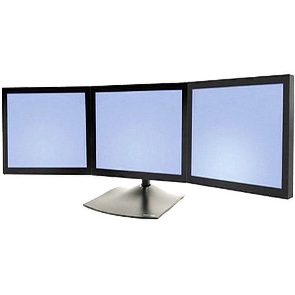 Ergotron 33-323-200 DS100 Triple-Monitor Desk Stand - Black N/R