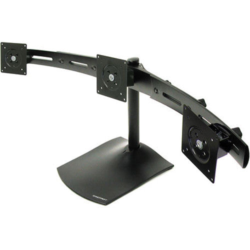 Ergotron 33-323-200 DS100 Triple-Monitor Desk Stand - Black N/R