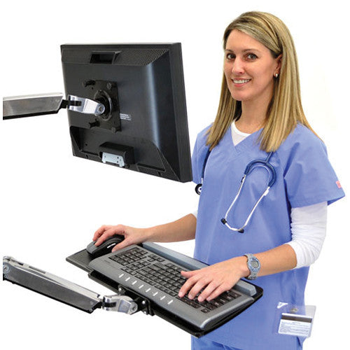 Ergotron 45-246-026 LX Wall Mount Keyboard Arm