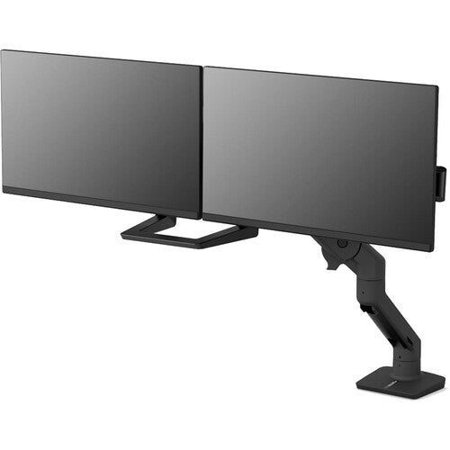 Ergotron 45-476-224 HX Dual Monitor Desk Arm (Matte Black)