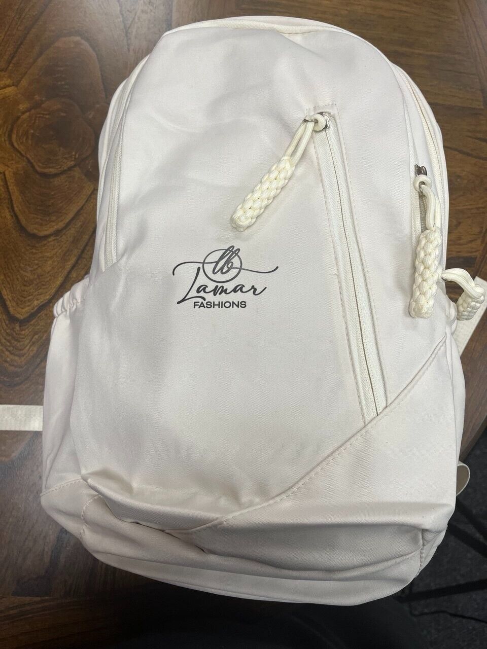 Backpack for Men and Women Basic Laptop Casual Daypack Shoulder - White