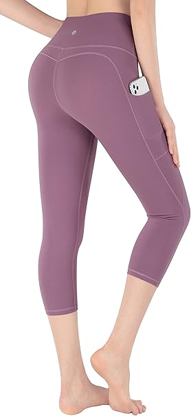 IKeep High Waist Women Yoga Capri Leggings with Pockets for Women – NIB