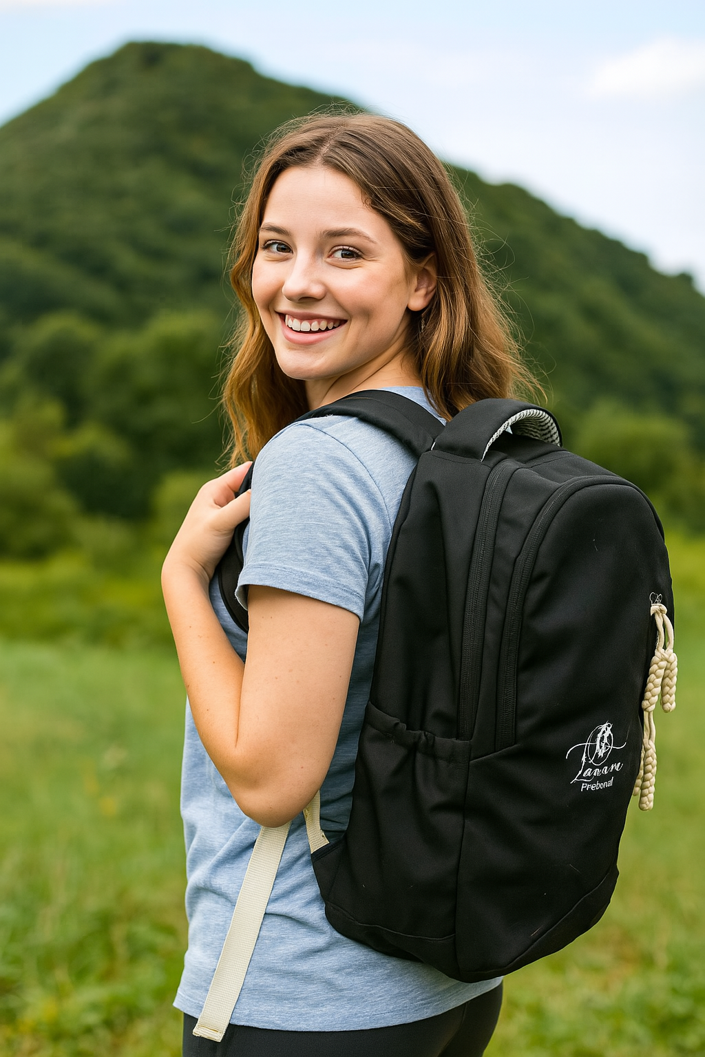 Backpack for Men and Women Basic Laptop Casual Daypack Shoulder - Black