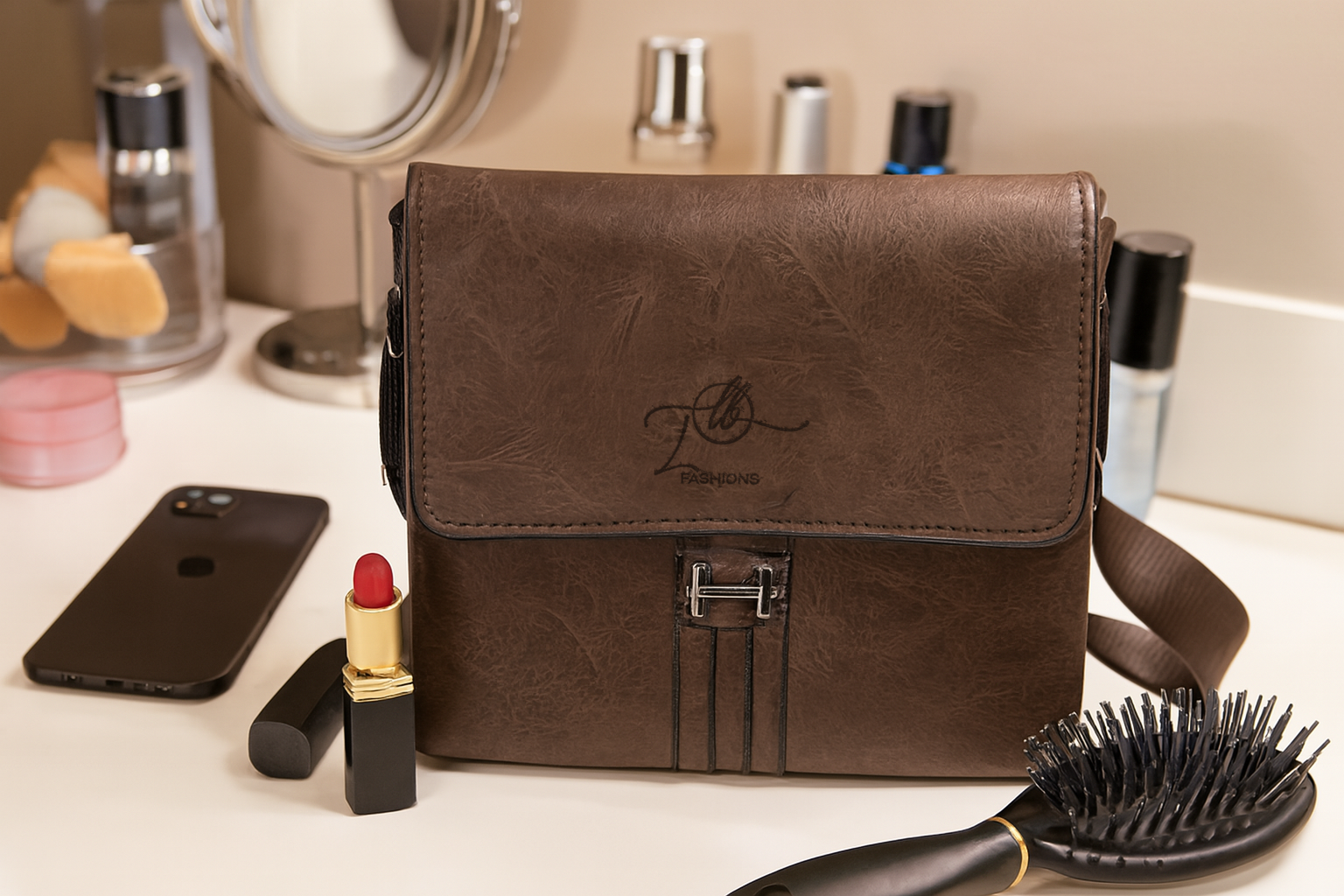 Crossbody Purse: Casual Flap Messenger Bag, Shoulder Bag -NIB