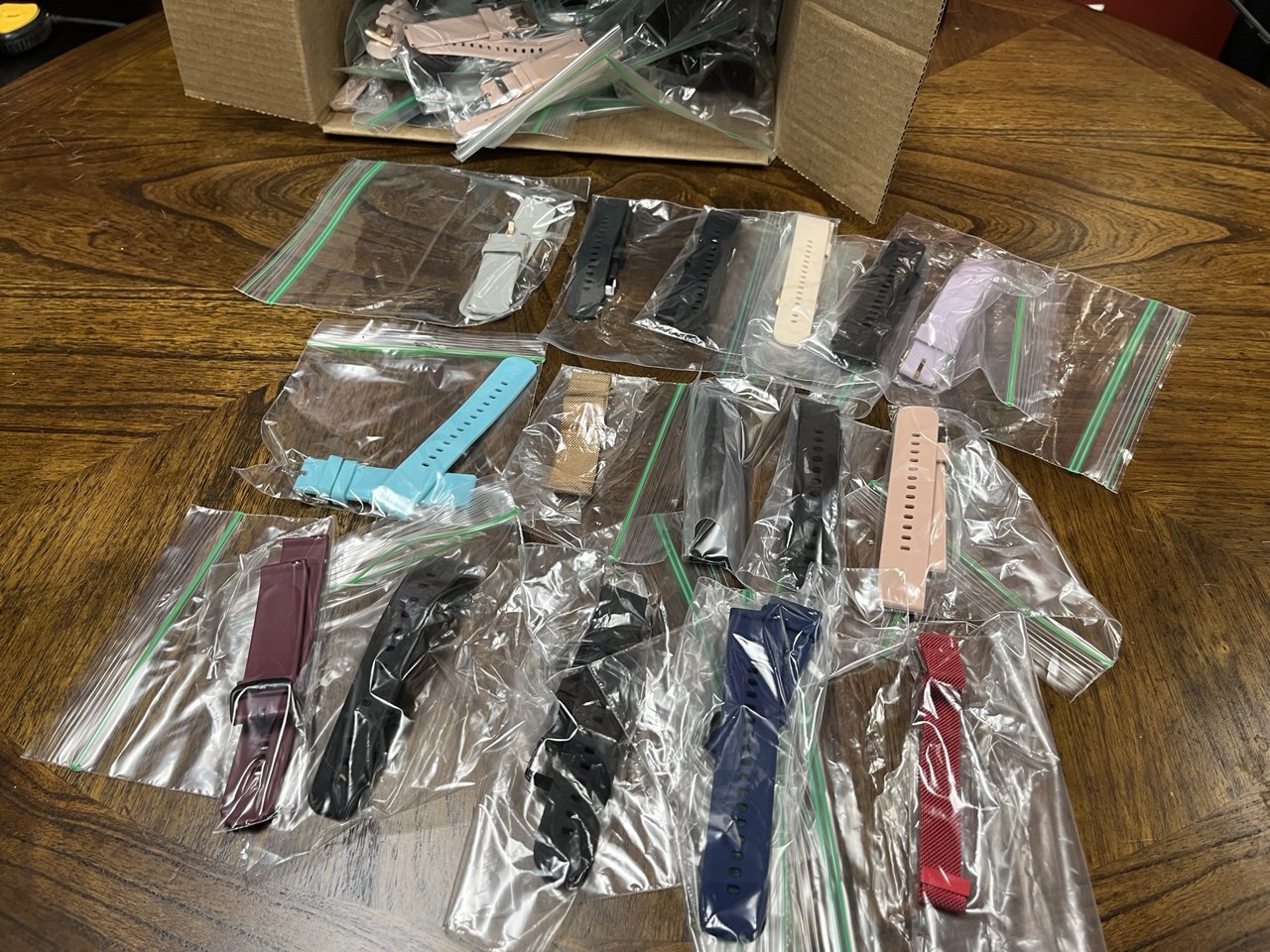 20 Pc Bulk Lot Misc Smart Watch Bands, fit Fitbit and other brands