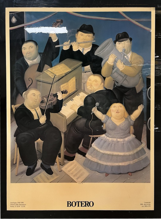 LOT 05 - Fernando Botero, The Musicians Print Framed
