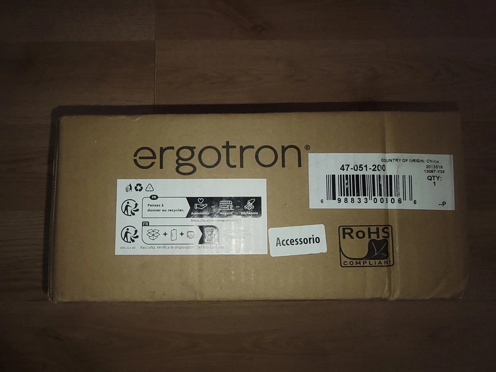 Ergotron 20‑137‑200 DS100 28" Pole N/R