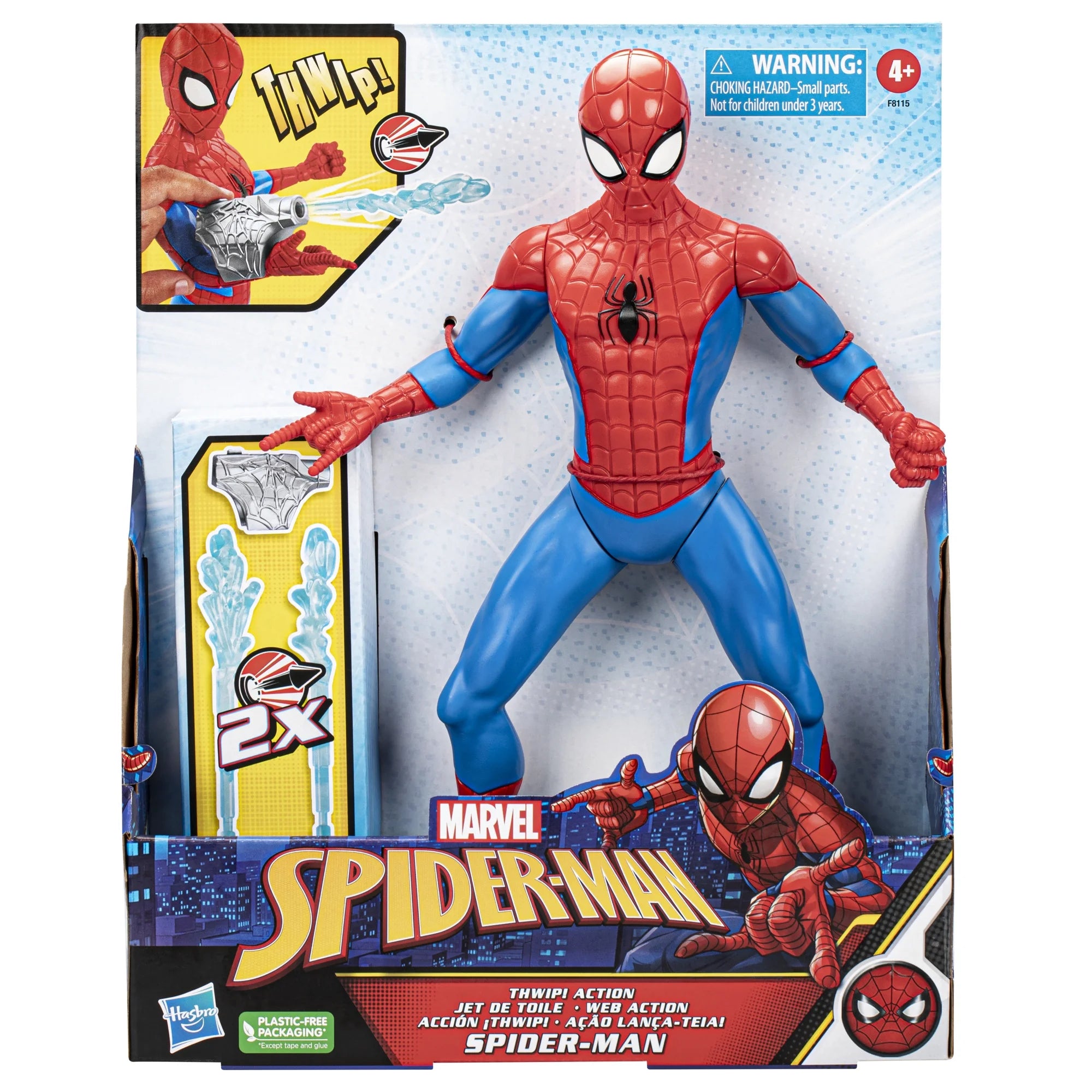 Marvel  Thwip 13-Inch-Scale Action Figure, Super Hero Toy for Kids Ages 5 and Up