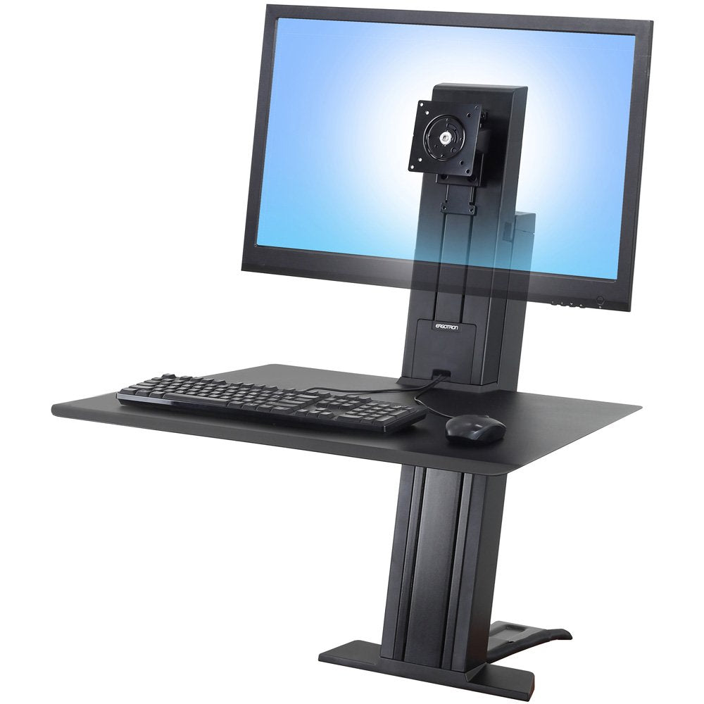 Ergotron 33‑421‑085 WorkFit‑SR Rear‑Mount Sit‑Stand Workstation - N/R