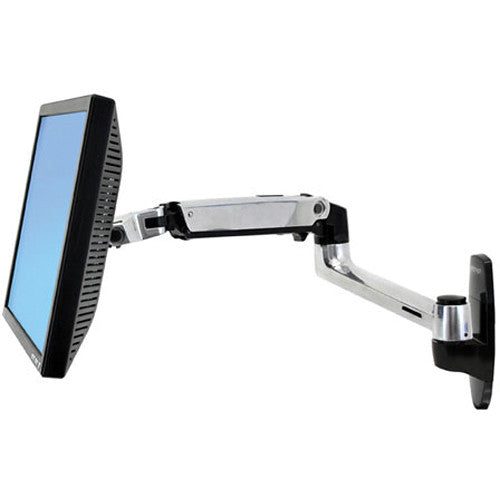 Ergotron 45-243-026 LX Wall Mount Monitor Arm (Polished Aluminum)