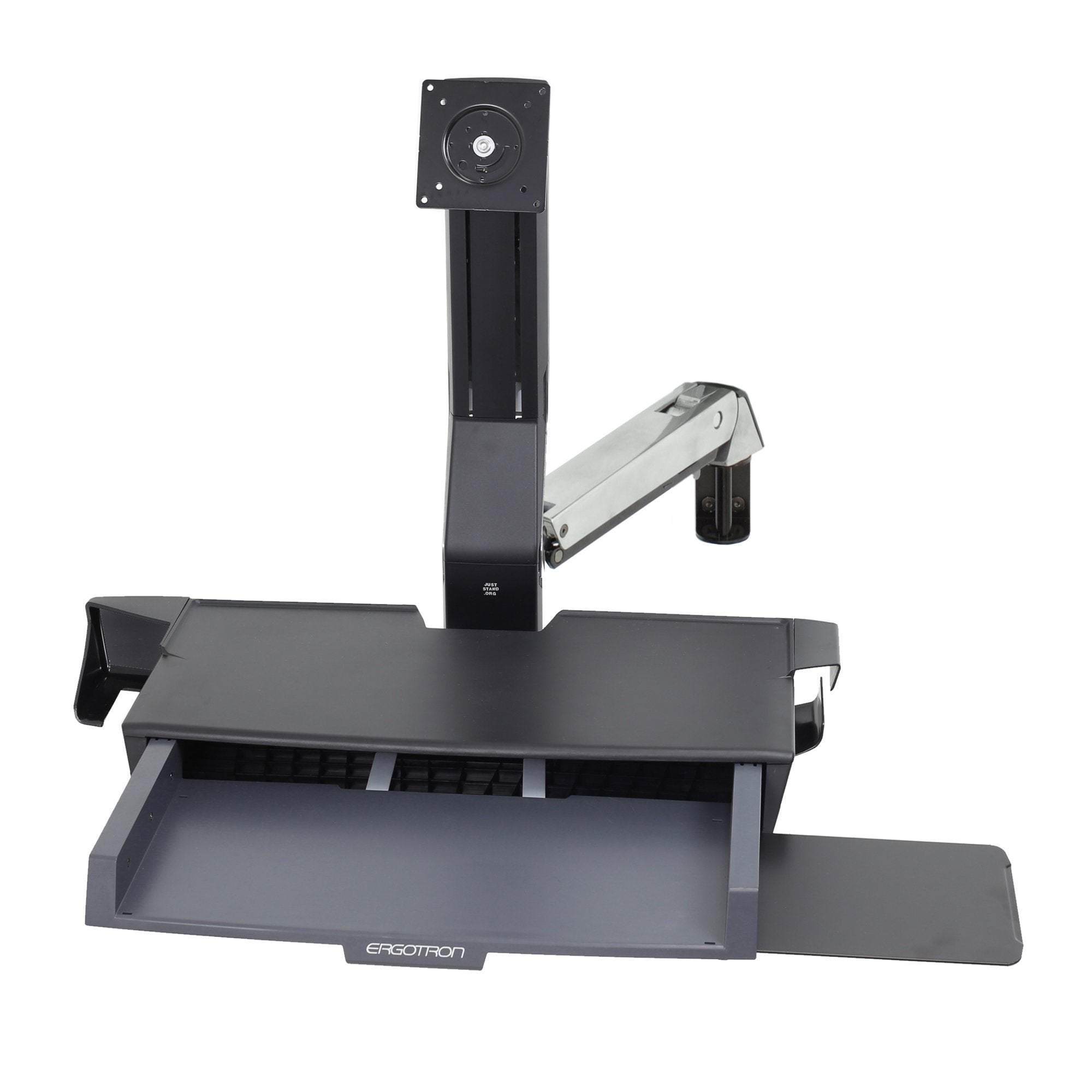 Ergotron 45-260-026 StyleView Sit Stand Combo Arm w/ Worksurface - N/R