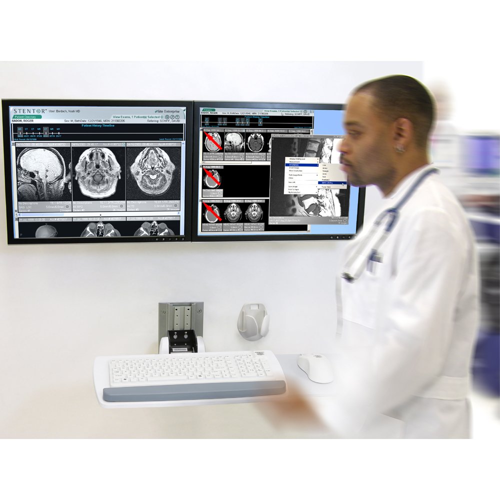 Ergotron 45-403-062 Neo-Flex Keyboard Wall Mount (White) N/R