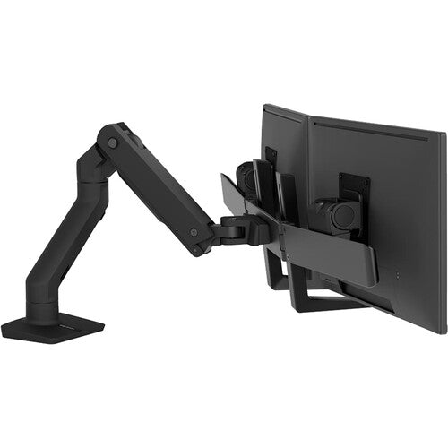 Ergotron 45-476-224 HX Dual Monitor Desk Arm (Matte Black)