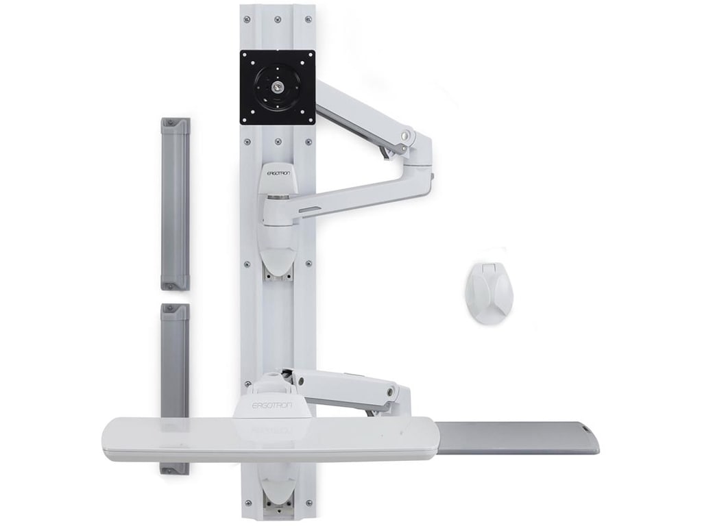 Ergotron 45-551-216 LX Wall Mount System (White, without CPU holder) N/R