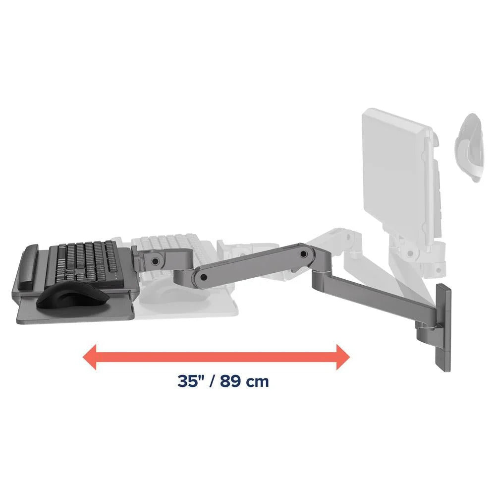 Ergotron 45-685-293 LX Pro Wall Keyboard Arm N/R