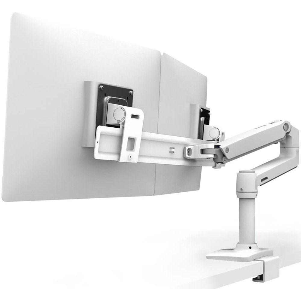 Ergotron 45 522 216 (LX Desk Dual Direct Arm with Under Mount C Clamp)