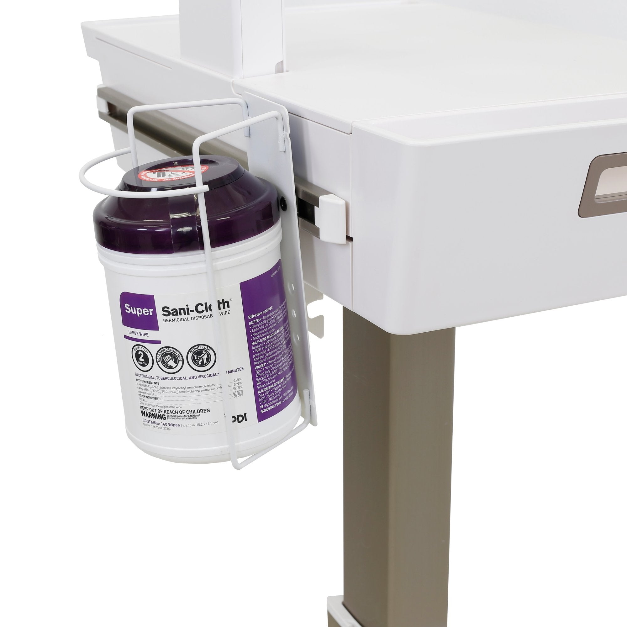 Ergotron 98-450 T-Slot Wipes Holder mounting component – White N/R