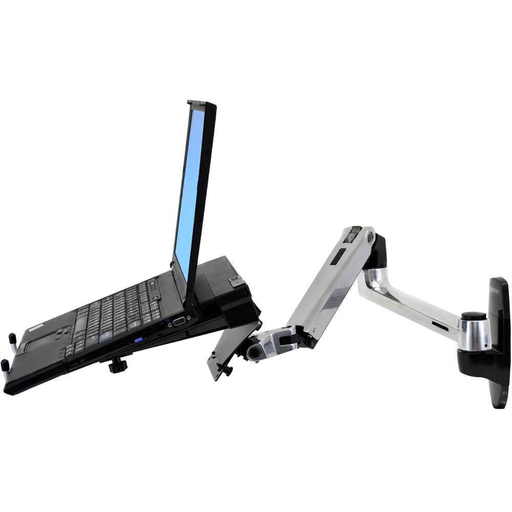 Ergotron LX Wall Mount Monitor Arm 34" (Polished Aluminum) 45-243-026
