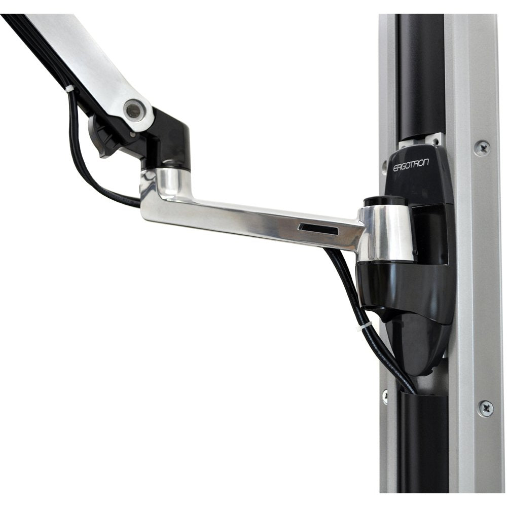 Ergotron LX Wall Mount Monitor Arm 34" (Polished Aluminum) 45-243-026