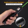 Green Light Laser Star Pointer PPT Presentation Pen USB Charging High Power Long Range Teaching Presentation Clicker Pets