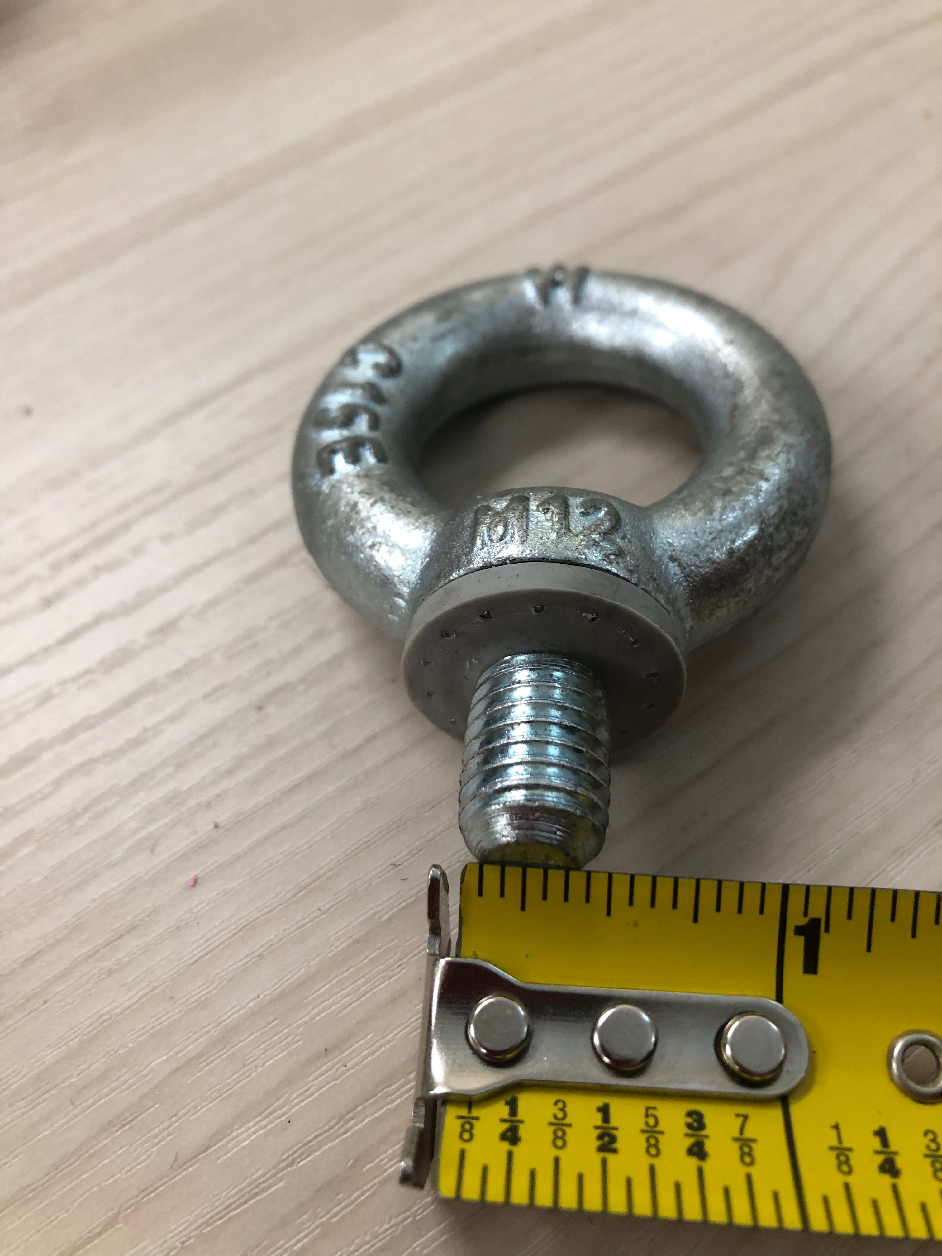 M12 C15E Lifting Eye Bolt Eyebolt Set of 2