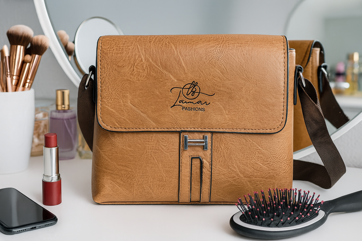 Crossbody Purse: Casual Flap Messenger Bag, Shoulder Bag - NIB