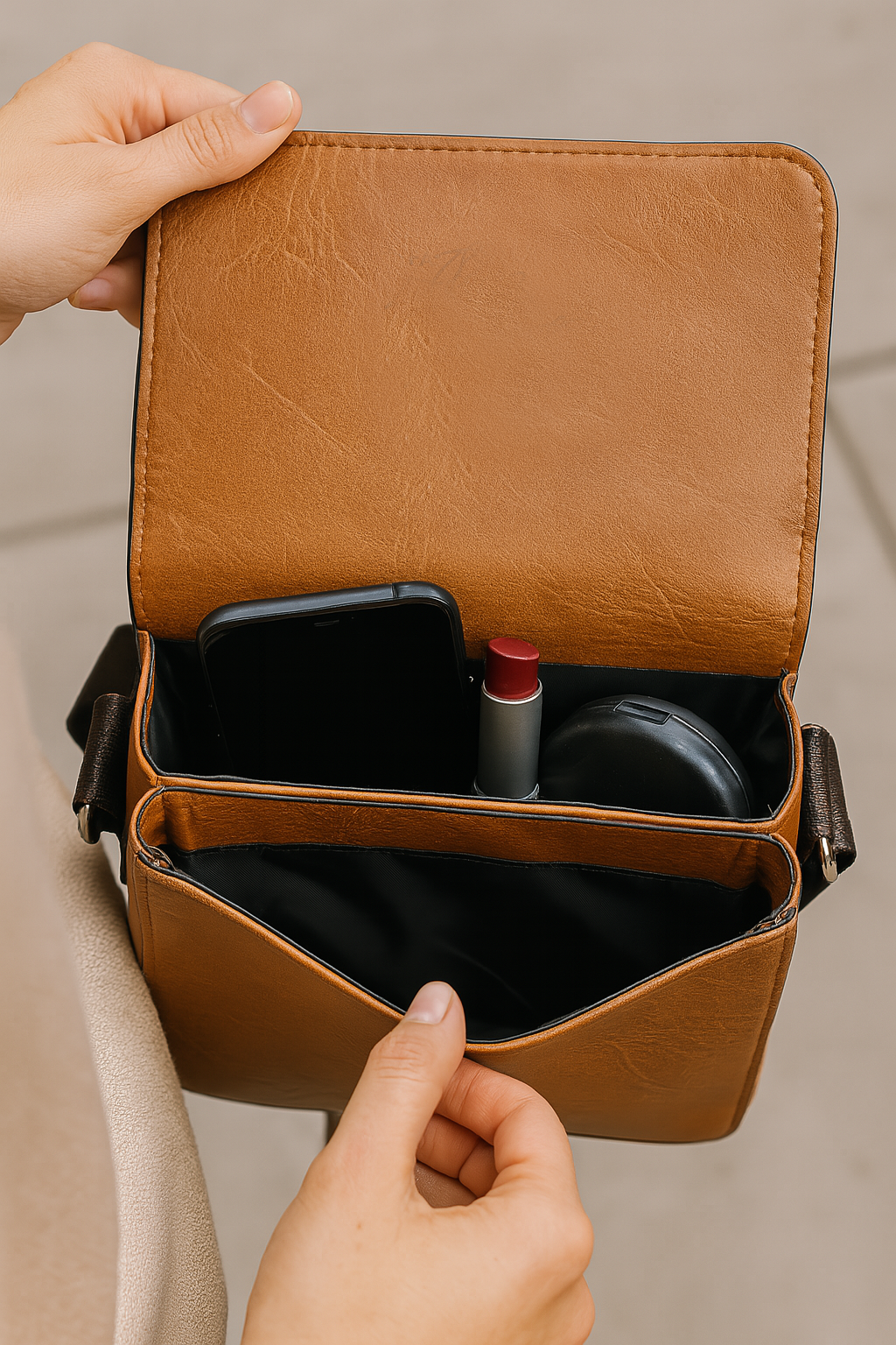 Crossbody Purse: Casual Flap Messenger Bag, Shoulder Bag - NIB