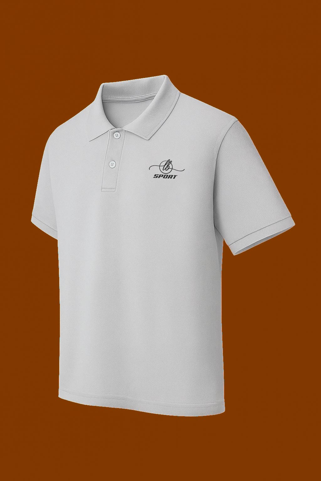 Lamar Sports Men's Knit Polo Shirt White or Blue – Casual Athletic Fit