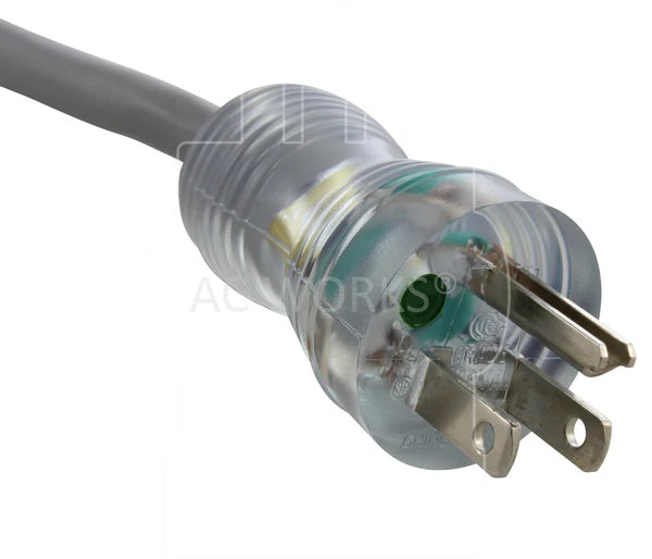 Coiled Medical Grade Power Cord With C13 Connector UP to 6.5ft 10A 18/3