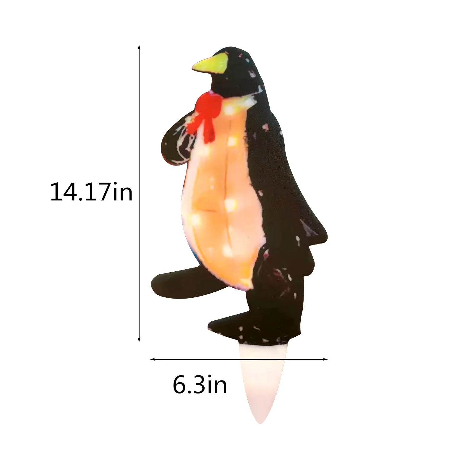 Christmas Clearance!  Christmas Lights Outdoor, Glittering Animals with Strip Lights, Pre-Lit LED Christmas Lights for Outdoor Patio Yard Garden Christmas Decoration 1PC (Penguin)