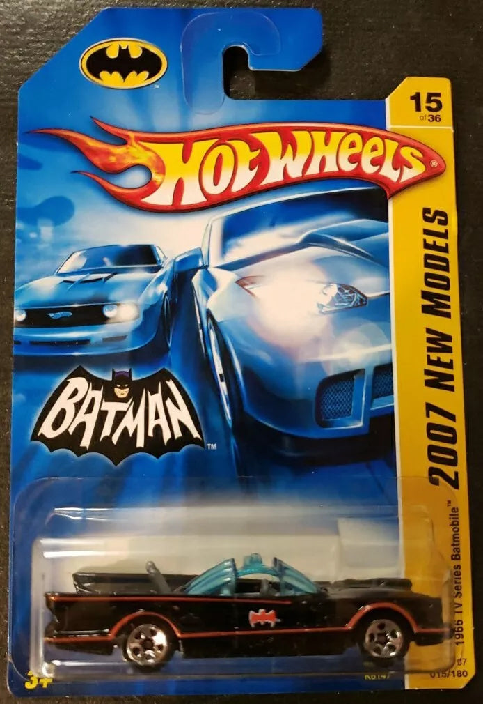 Hot Wheels 2007 Models #15 1966 TV Series Batman Batmobile