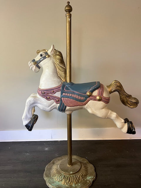 Vintage Life Size Beautiful Carousel Horse